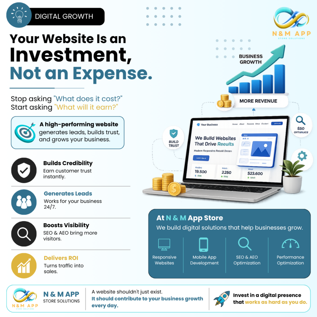 Your Website Is an Investment, Not an Expense.