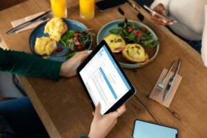 Food order management dashboard