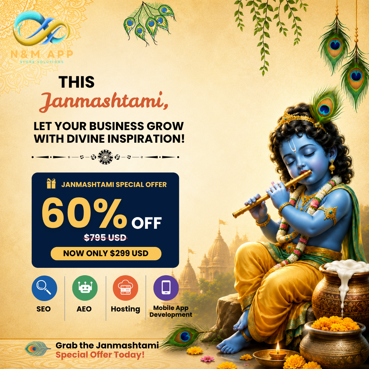 This Janmashtami, Let Your Business Grow With Digital Innovation