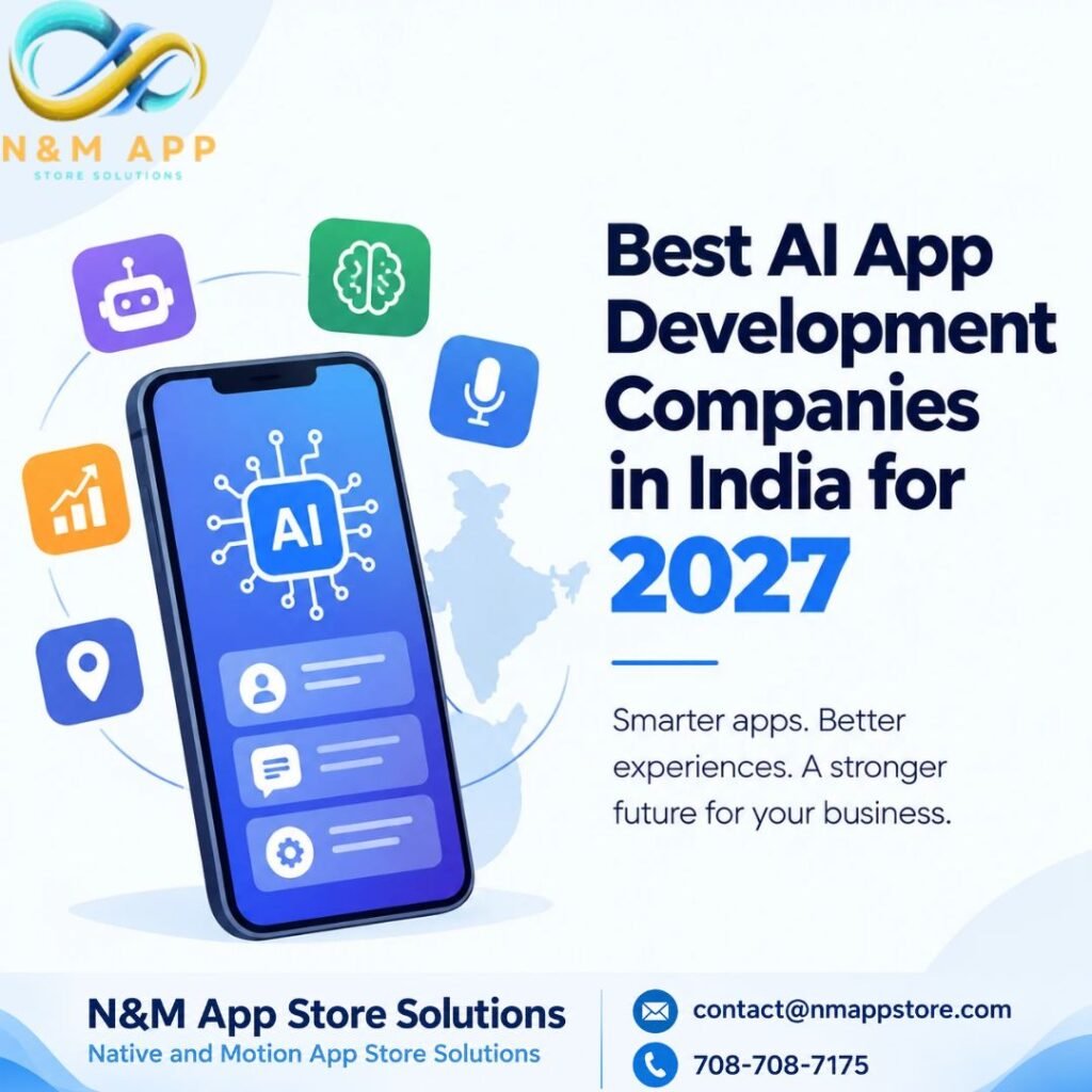 Best AI App Development Companies in India for 2027