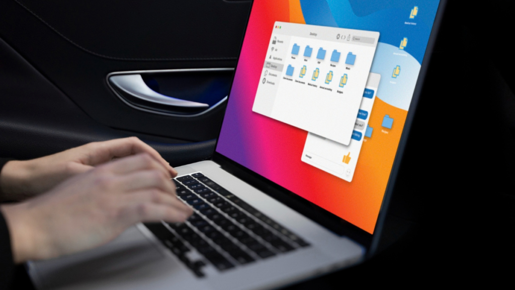 driving school management dashboard laptop